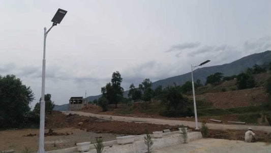 Solar LED Lights Installation in Dir Township, Upper Dir, KPK