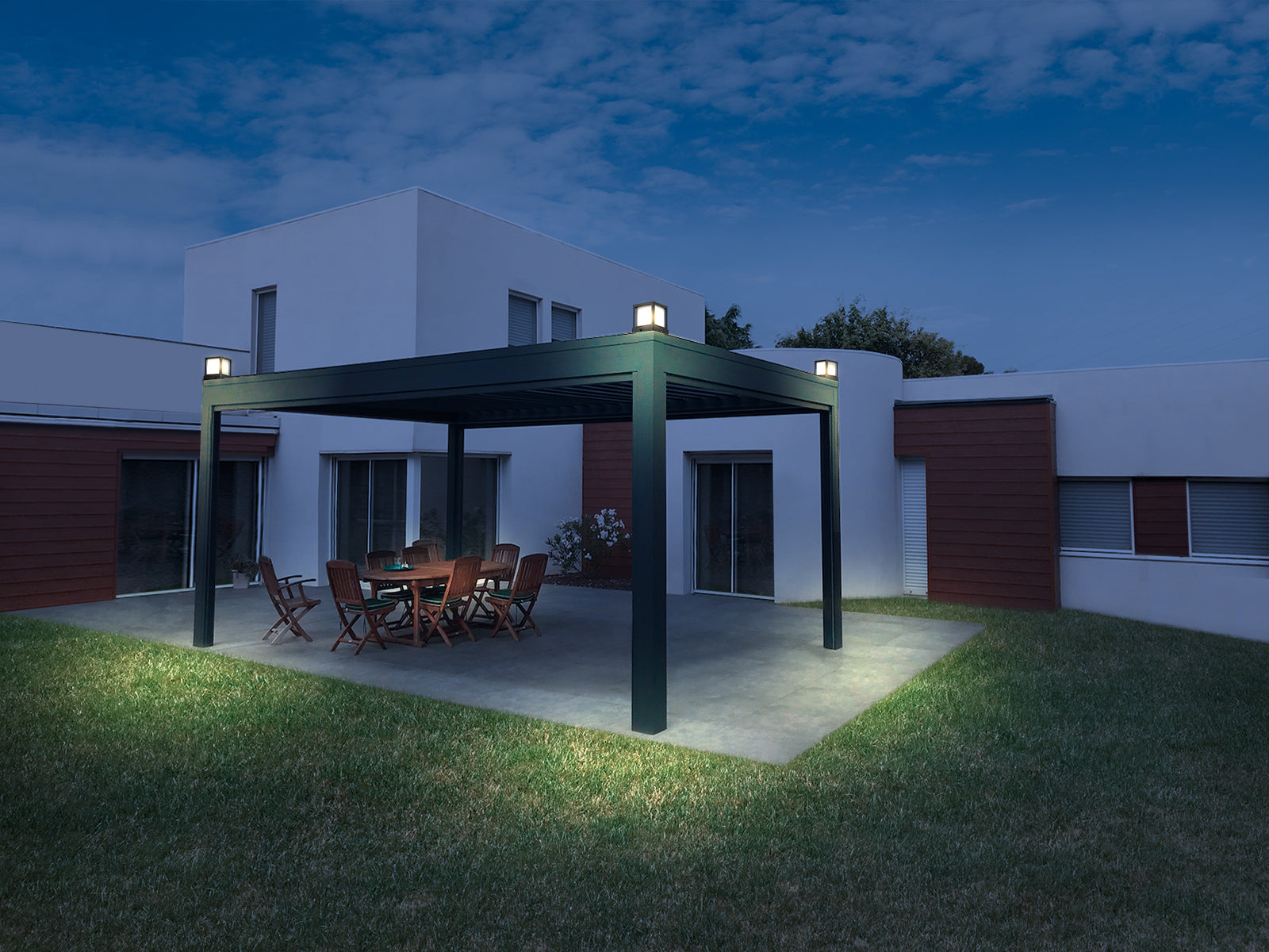 5W MINI SOLAR POST TOP LIGHT