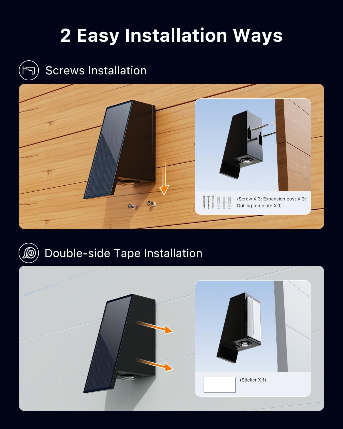 2W SOLAR UP & DOWN WALL WASHER