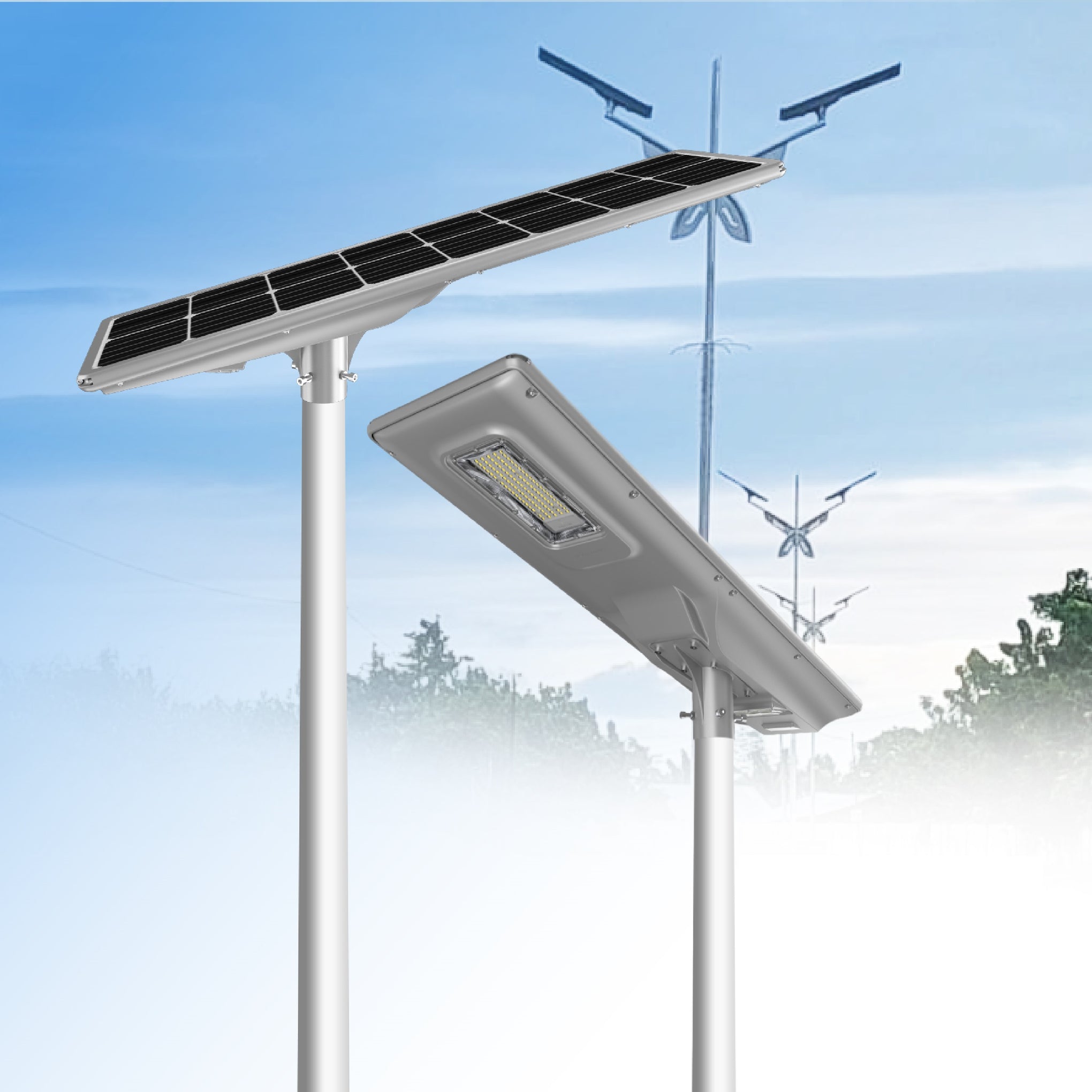 100W HEAVY DUTY SOLAR STREET LIGHT FL-HD-56