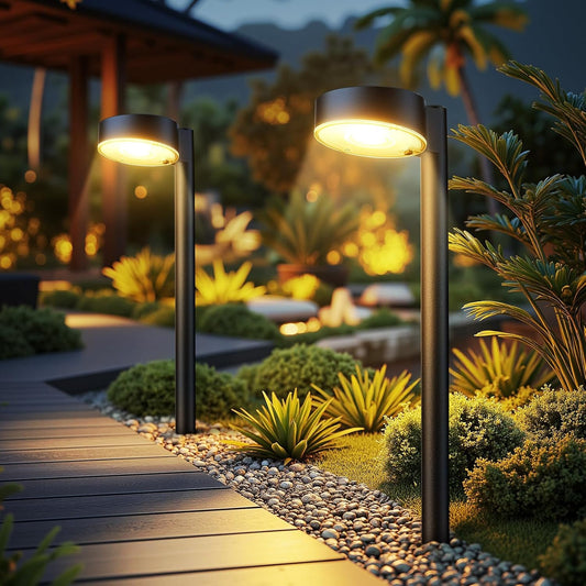 3W SOLAR ROUND HEAD BOLLARD LIGHT