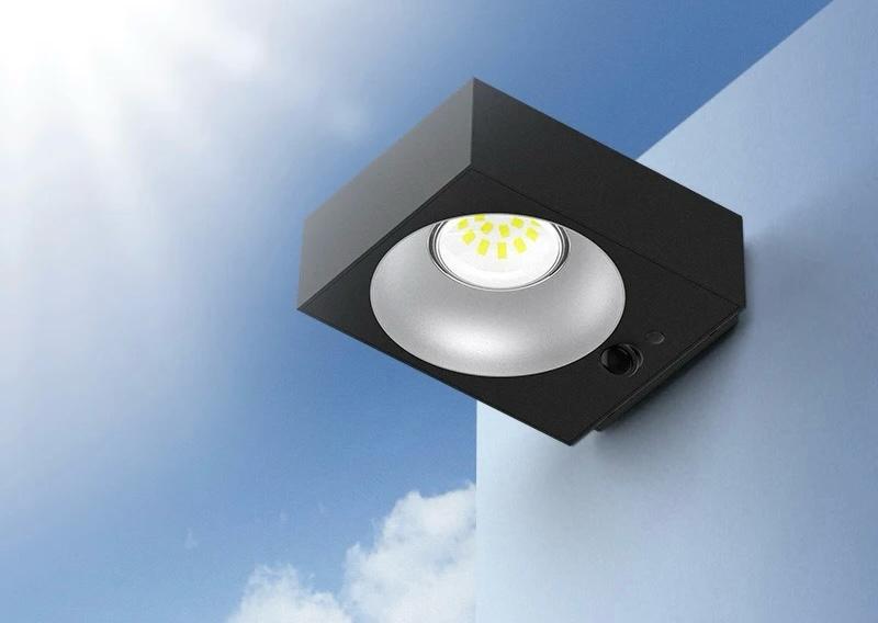 10W SOLAR CUBOID WALL LIGHT FL-CWL-603