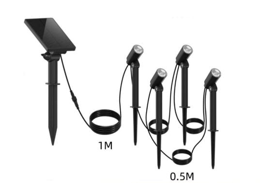 SOLAR SPIKE LIGHTS FL-SSL-45