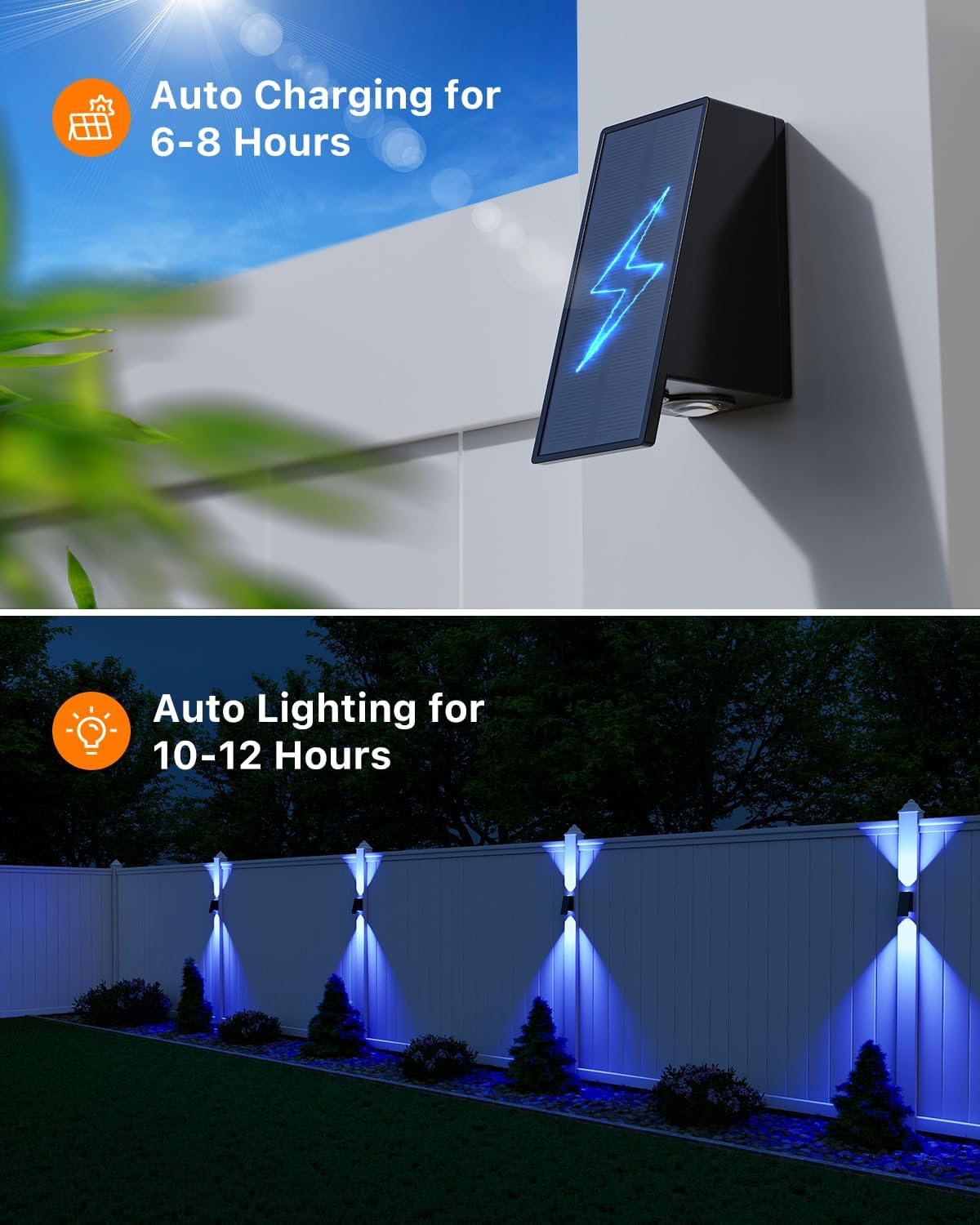2W SOLAR UP & DOWN WALL WASHER
