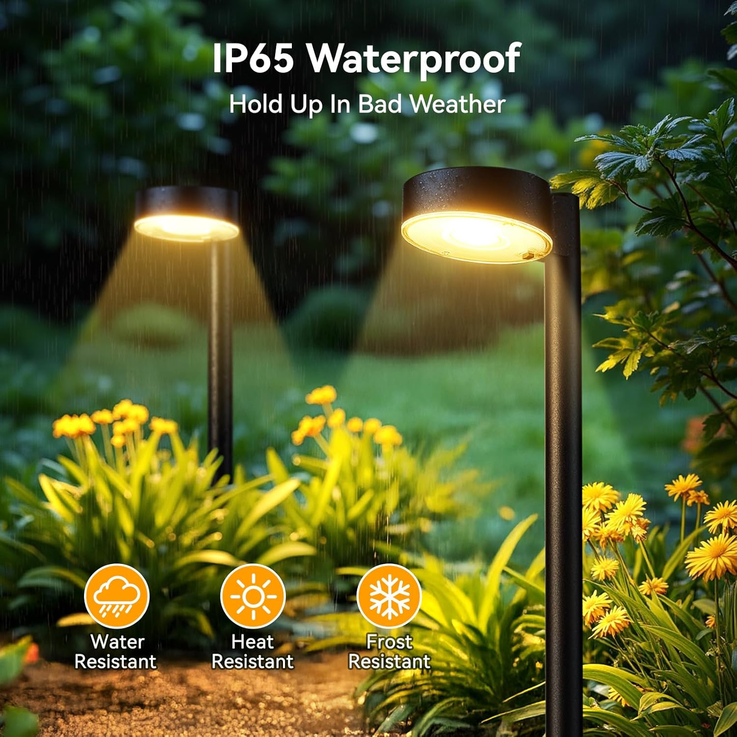 3W SOLAR ROUND HEAD BOLLARD LIGHT