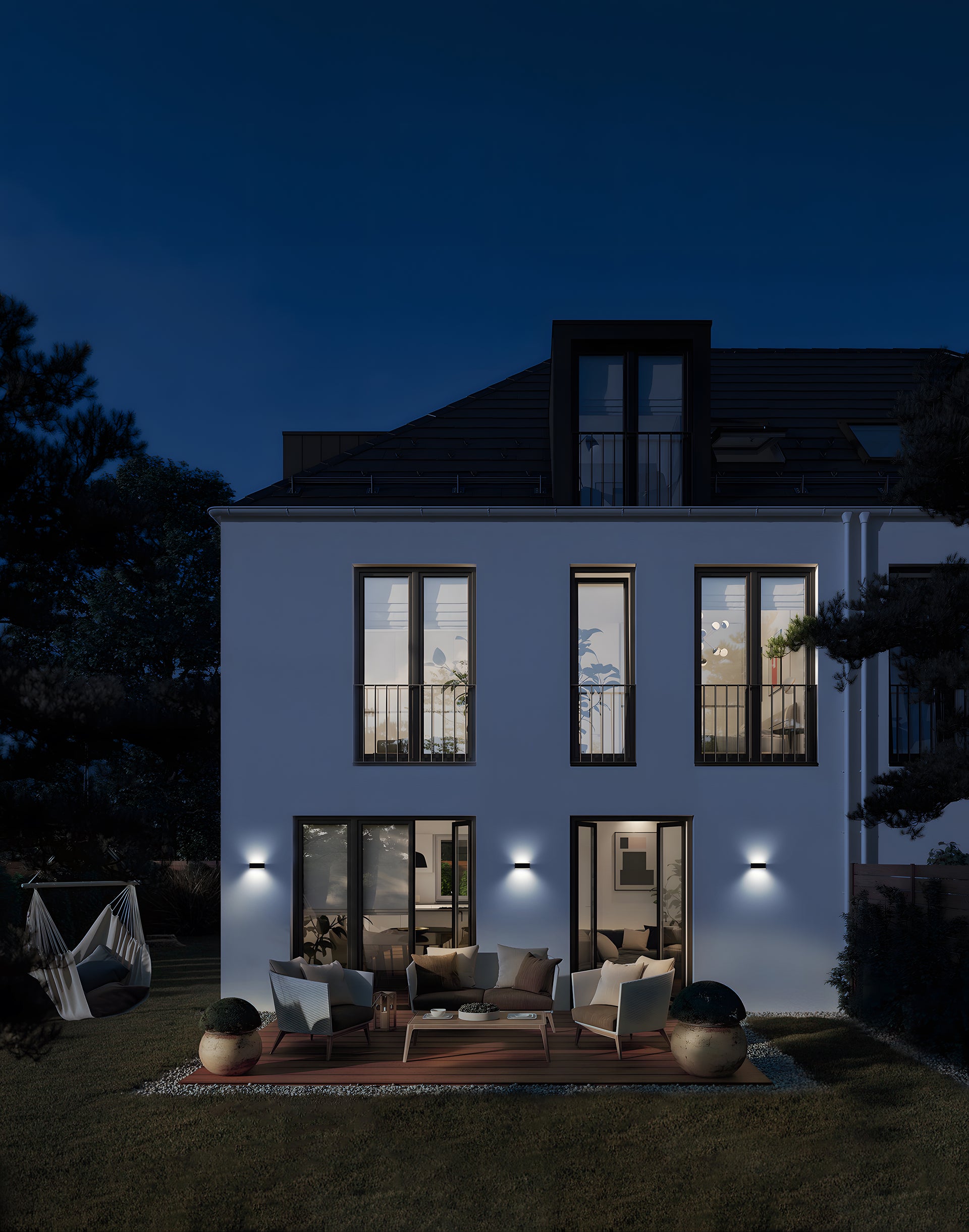 7W SOLAR WALL LIGHT