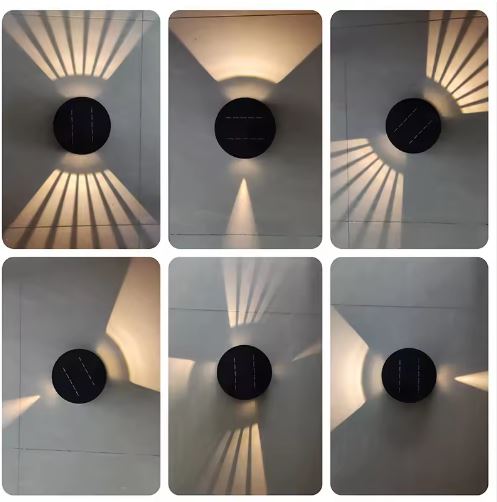 10W SOLAR CIRCLE BEAM ADJUSTABLE LIGHT