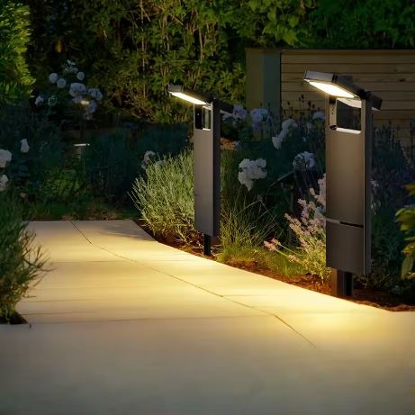 10W ADJUSTABLE SOLAR BOLLARD LIGHT