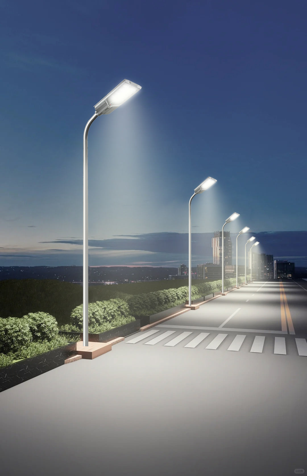 400W ALUMINIUM SOLAR STREET LIGHT