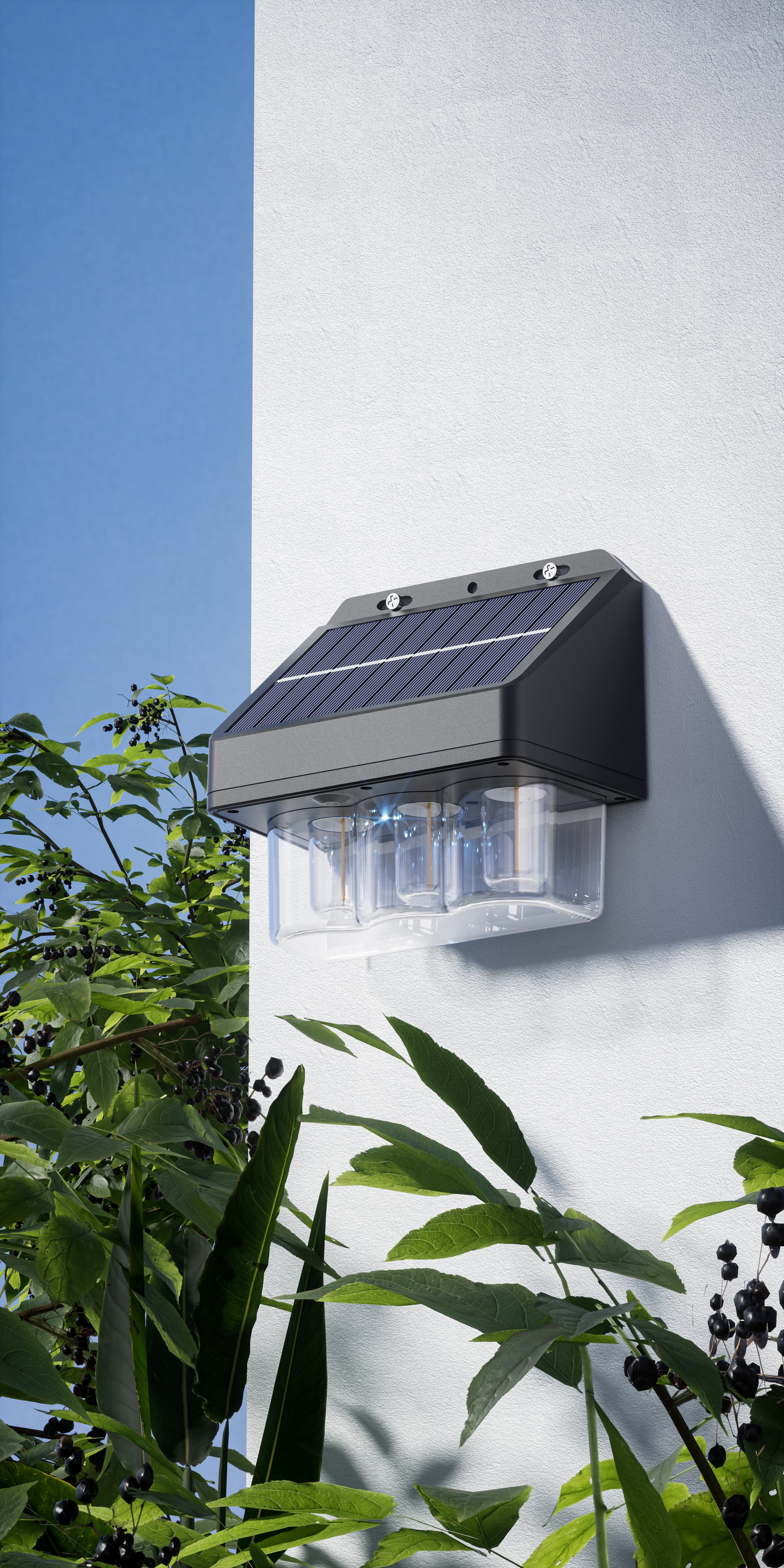 10W SOLAR CYLINDRICAL WALL LIGHT  FL-CLL-607(Constant Lighting)