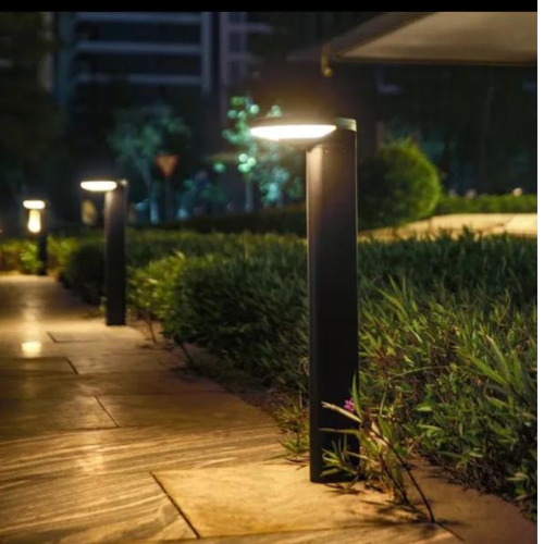 10W PREMIUM ALUMINIUM SOLAR BOLLARD LIGHT FL-PAB-070
