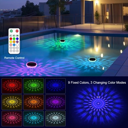 3W SOLAR SWIMMING POOL LIGHT
