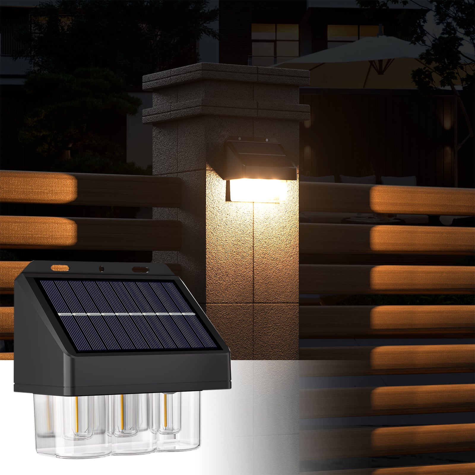 10W SOLAR CYLINDRICAL WALL LIGHT  FL-CLL-607(Constant Lighting)