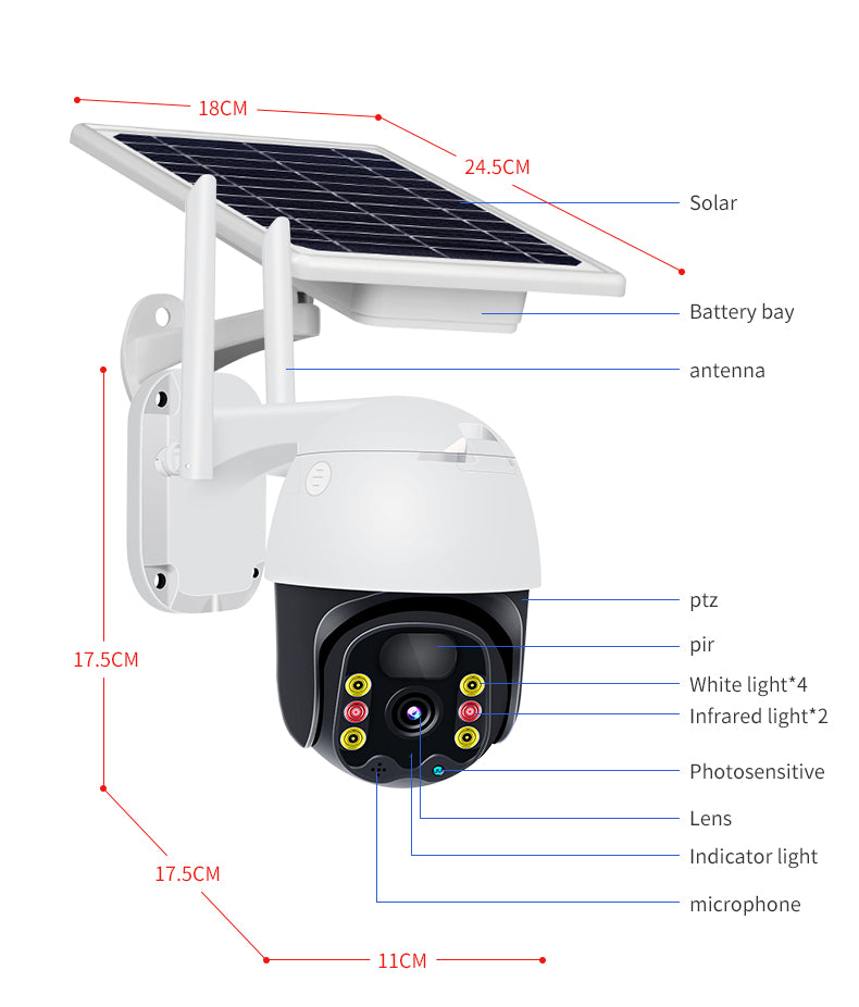 Solar CCTV Camera FL-SC-10