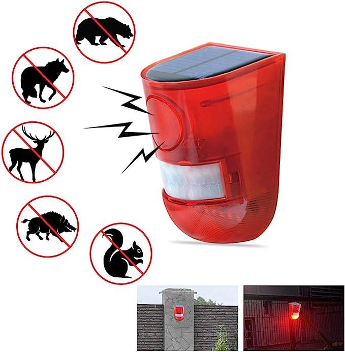 SOLAR WARNING ALARM for outdoor