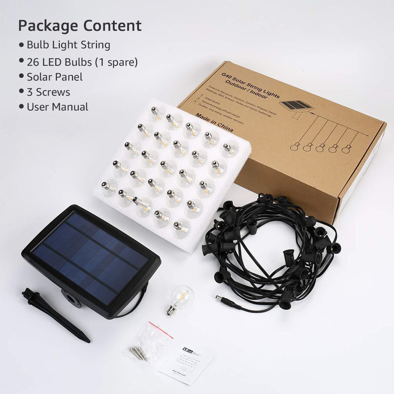 Solar String L SOLAR STRING LIGHT (25) FL-SSL-61