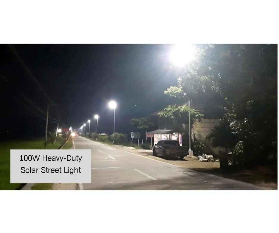 100W HEAVY DUTY SOLAR STREET LIGHT